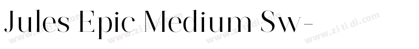 Jules Epic Medium Sw字体转换